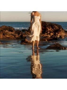 Reformation Maegan dress in Heath